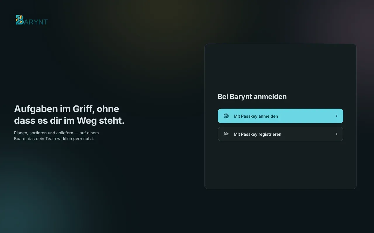 Die Anmeldeseite